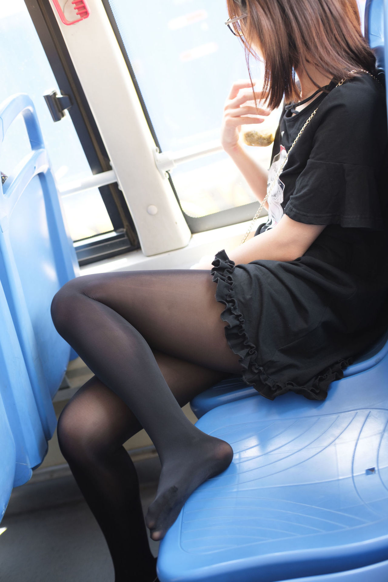 [森萝财团] BETA-019 黑丝挑逗 萝莉丝袜写真